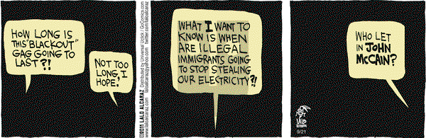 La Cucaracha on Wednesday September 21, 2011 Comic Strip