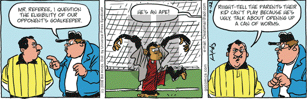 Cleats on Tuesday April 22, 2008 Comic Strip