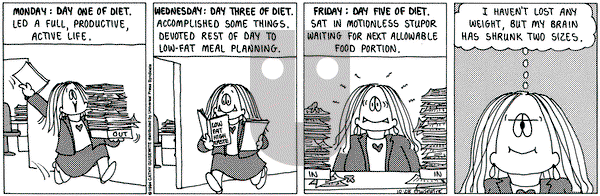 Cathy Classics on Friday October 28, 1994 Comic Strip