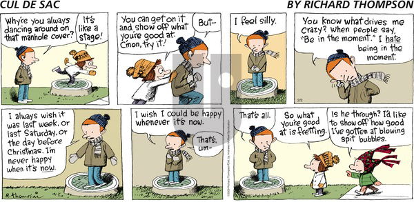 Cul de Sac - Sunday February 3, 2019 Comic Strip