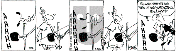 The Buckets on Wednesday February 28, 1996 Comic Strip
