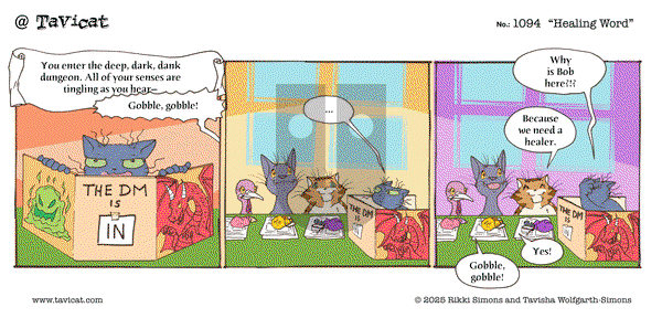 @Tavicat on Monday December 1, 2025 Comic Strip