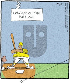 In the Bleachers on Monday April 6, 2020 Comic Strip
