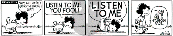 Peanuts on Monday July 9, 1956 Comic Strip