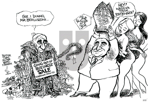 Pat Oliphant on Friday February 22, 2013 Comic Strip