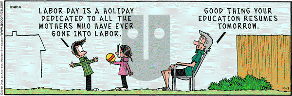 Grand Avenue on Monday September 2, 2019 Comic Strip