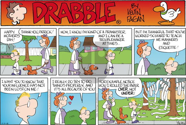 Drabble on Sunday May 13, 2018 Comic Strip