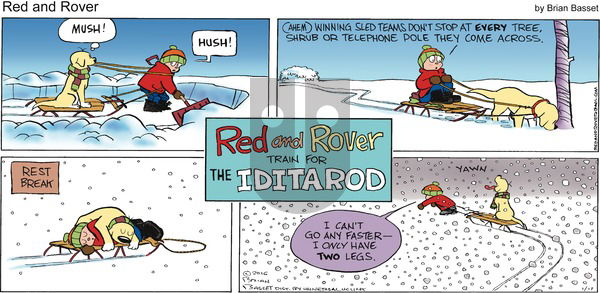 Red and Rover on Sunday January 17, 2016 Comic Strip