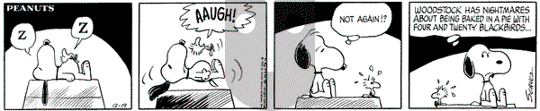 Peanuts on Saturday December 19, 1970 Comic Strip