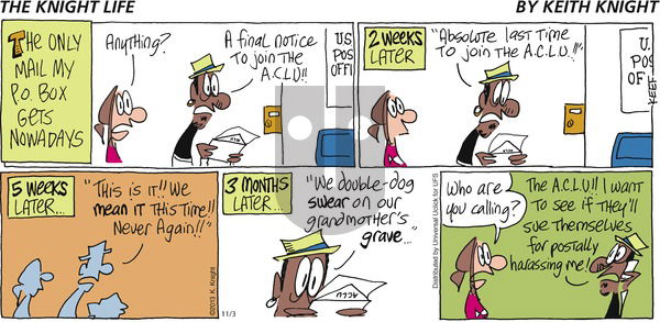 The Knight Life on Tuesday June 3, 2025 Comic Strip