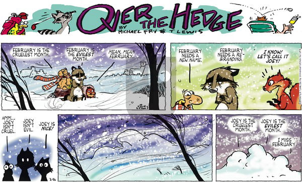 Over the Hedge on Sunday February 26, 2012 Comic Strip