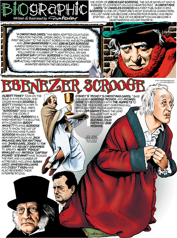 Biographic on Sunday December 21, 2008 Comic Strip