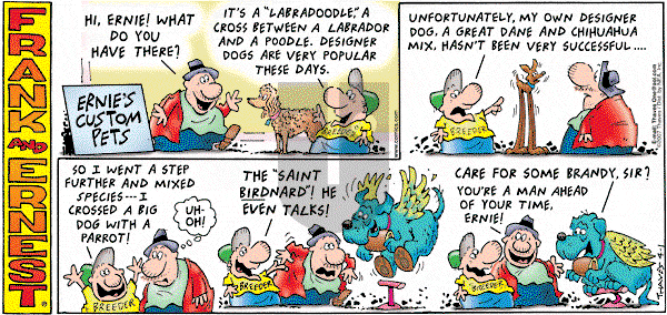 Frank and Ernest on Sunday April 1, 2007 Comic Strip