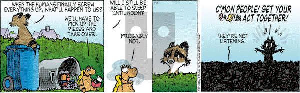 Over the Hedge on Tuesday July 7, 2020 Comic Strip