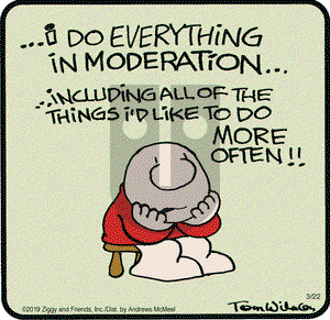 Ziggy on Friday March 22, 2019 Comic Strip