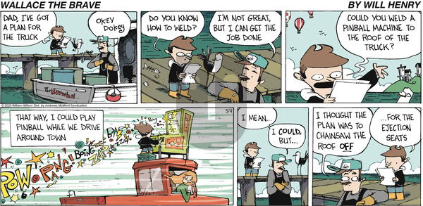 Wallace the Brave on Sunday May 4, 2025 Comic Strip