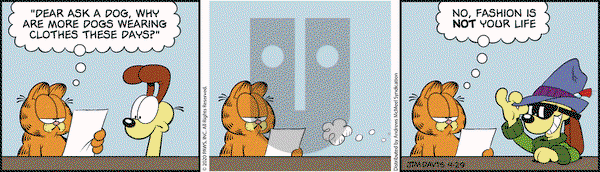 Garfield on Wednesday April 29, 2020 Comic Strip