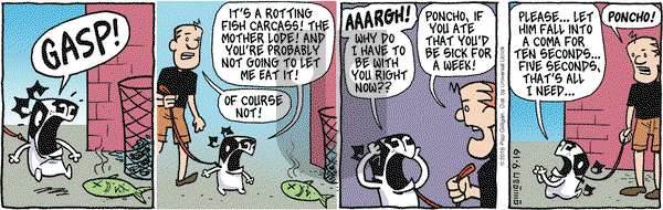 Pooch Cafe on Monday September 19, 2016 Comic Strip