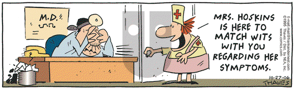 Frank and Ernest on Friday October 27, 2006 Comic Strip