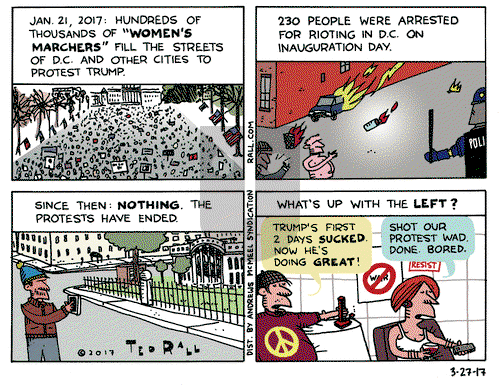 Ted Rall on Monday March 27, 2017 Comic Strip