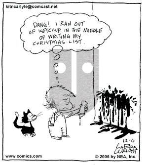 Kit 'N' Carlyle on Wednesday December 6, 2006 Comic Strip