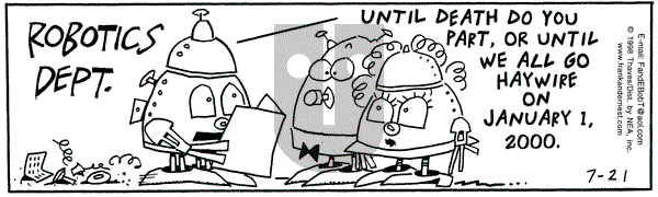 Frank and Ernest on Tuesday July 21, 1998 Comic Strip