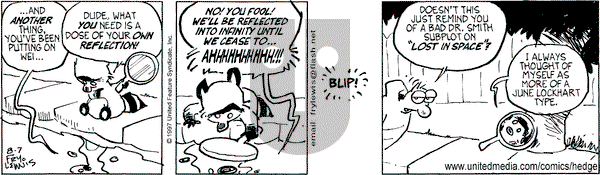 Over the Hedge on Thursday August 7, 1997 Comic Strip