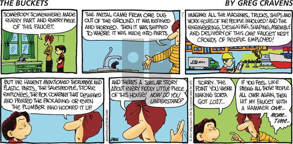 The Buckets on Sunday November 3, 2013 Comic Strip