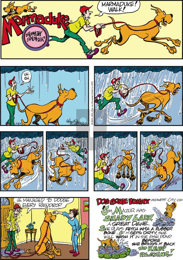 Marmaduke on Sunday July 27, 2014 Comic Strip