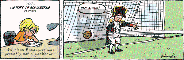 Cleats - Friday September 21, 2007 Comic Strip