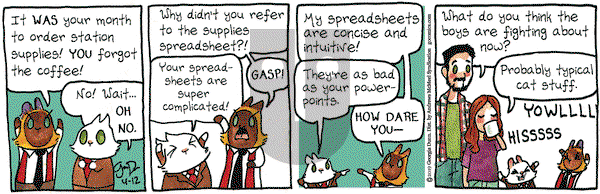 Breaking Cat News on Friday April 12, 2019 Comic Strip
