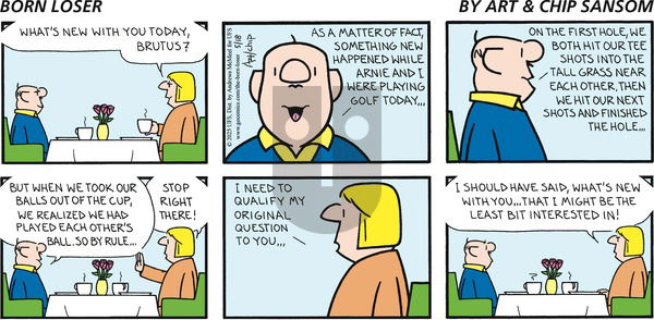 The Born Loser on Sunday May 18, 2025 Comic Strip