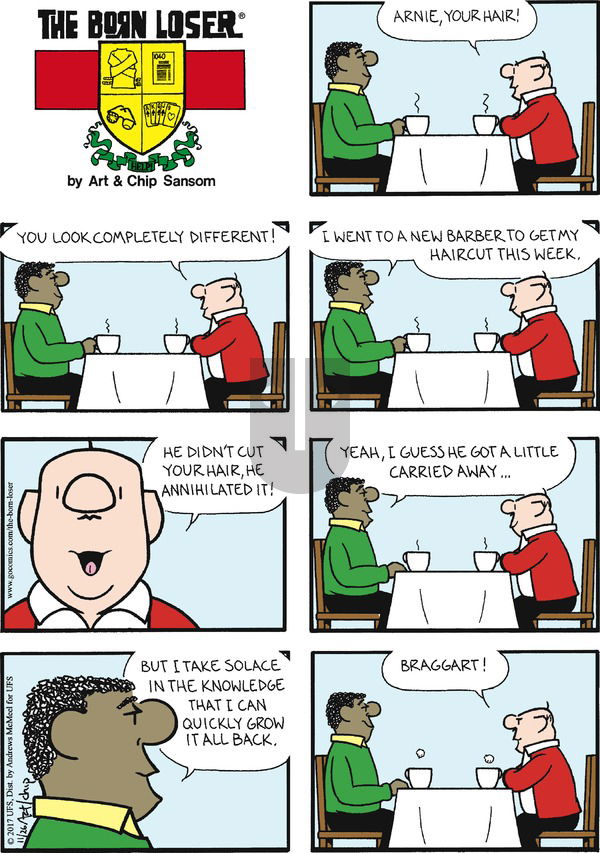 The Born Loser on Sunday November 26, 2017 Comic Strip