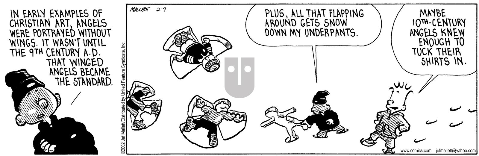 Frazz - Saturday February 9, 2002 Comic Strip