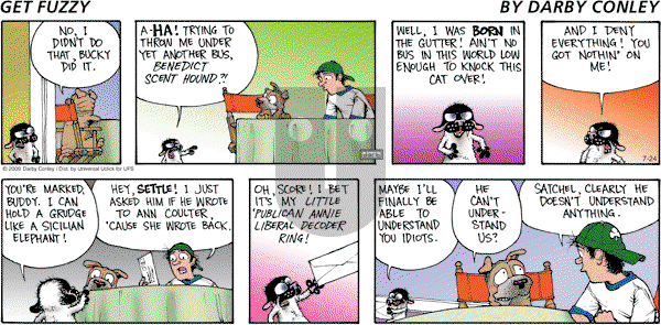 Get Fuzzy - Sunday July 24, 2011 Comic Strip