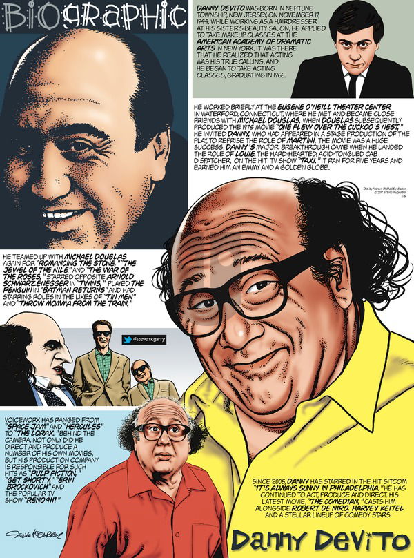 Biographic on Sunday January 15, 2017 Comic Strip