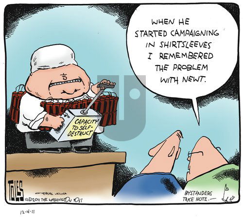 Tom Toles - Sunday December 4, 2011 Comic Strip