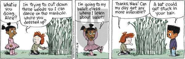 Cul de Sac on Thursday May 15, 2014 Comic Strip