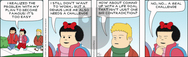 Nancy on Wednesday January 22, 2020 Comic Strip