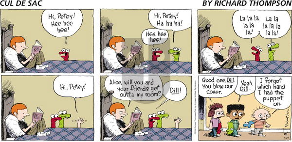 Cul de Sac on Sunday April 21, 2019 Comic Strip