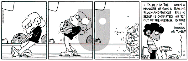 FoxTrot on Saturday May 17, 1997 Comic Strip