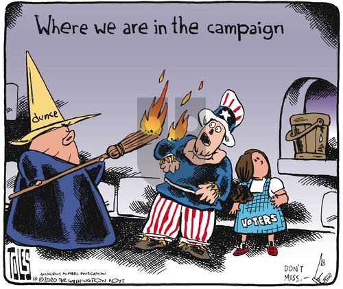 Tom Toles on Sunday October 11, 2020 Comic Strip