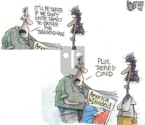 Matt Davies on Monday November 23, 2020 Comic Strip