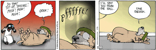 Get Fuzzy on Thursday January 26, 2006 Comic Strip