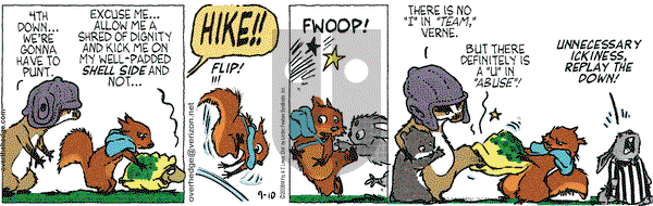 Over the Hedge on Wednesday September 10, 2008 Comic Strip