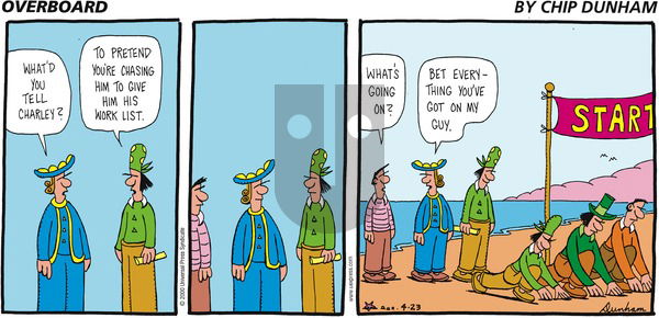 Overboard on Sunday April 23, 2000 Comic Strip