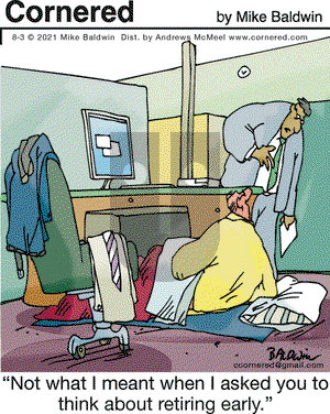 Cornered on Tuesday August 3, 2021 Comic Strip