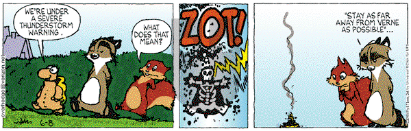 Over the Hedge on Monday June 8, 2015 Comic Strip