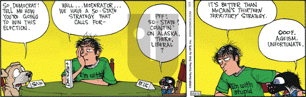 Get Fuzzy on Friday October 3, 2008 Comic Strip
