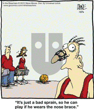 In the Bleachers on Monday December 16, 2013 Comic Strip